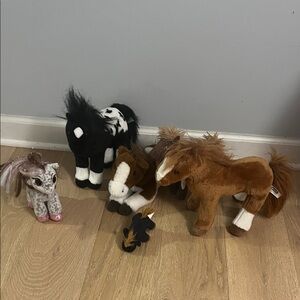 Set of Plush Horses 6